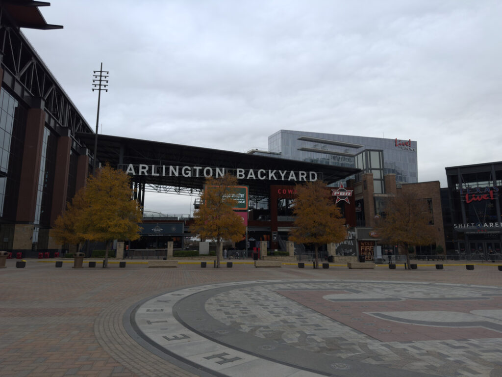 This is Arlington Backyard at Texas Live!