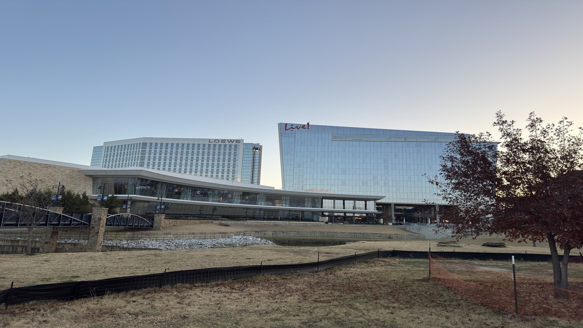 Loews Arlington and Live by Loews Hotels from AT&T Stadium Parking lot!