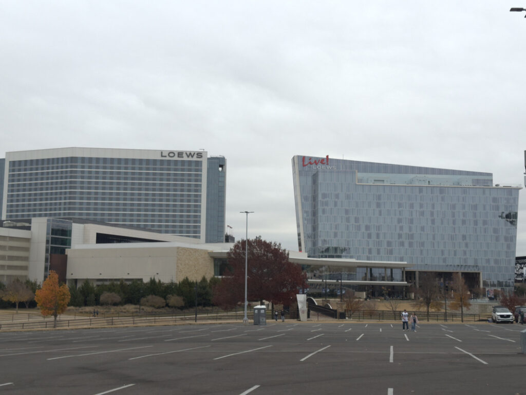 These are both Loews properties from AT&T Stadium Parking!