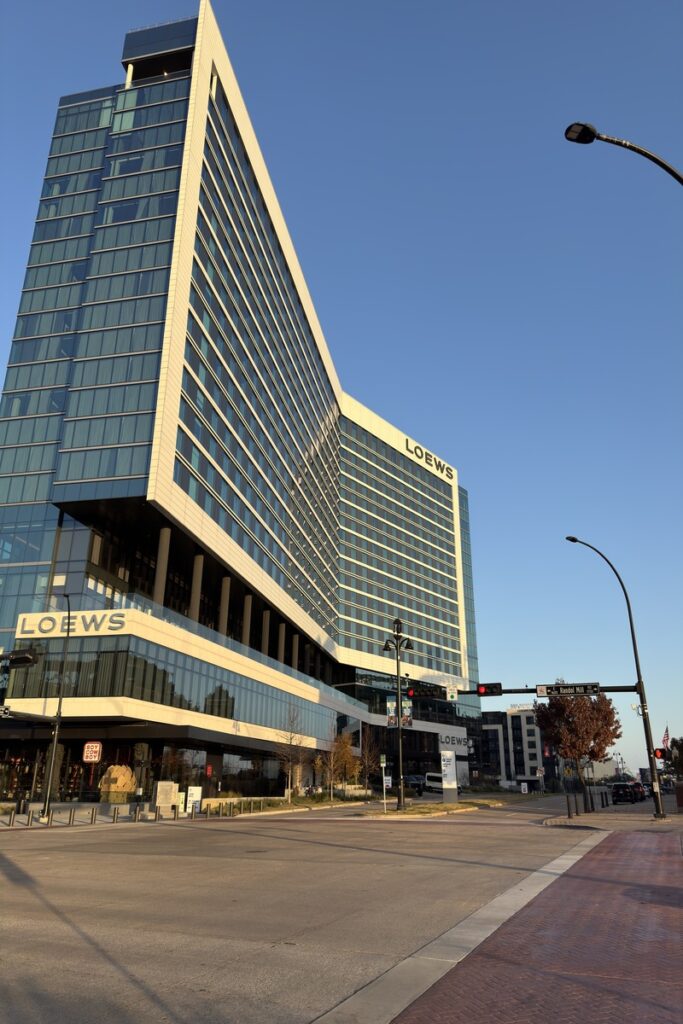 This is the Loews Arlington Hotel!