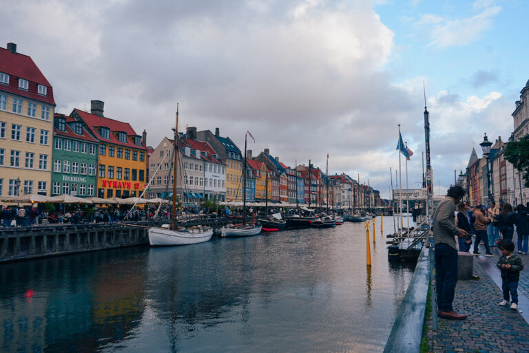 This is the Nyhavn district in Copenhagen, Denmark!